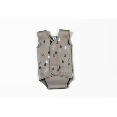Costum din neopren pentru bebelusi (0-6 luni) bbl&uuml;v Wrap 2.0 Sand