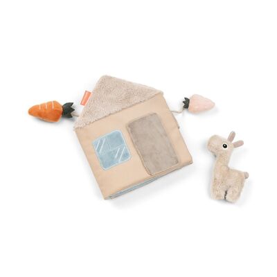 Jucarie senzoriala carticica de plus  casa lui Lalee Done by Deer Lalee Sand