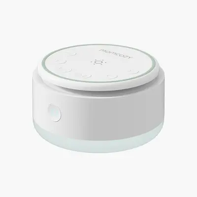 Lampa de veghe portabila Momcozy cu sunete albe cu acumulator si temporizator