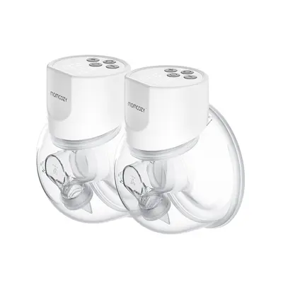 Pompa de san Momcozy Hands-free dubla S12 Pro White