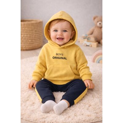 Set memoza boys original cu buzunar, galben bs2016-1