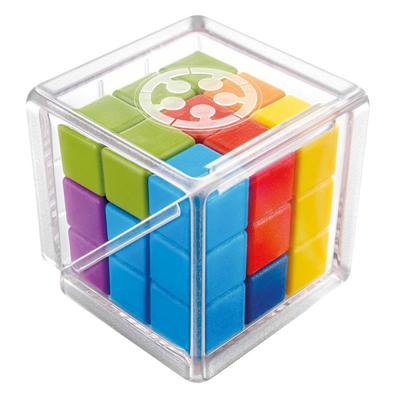 Smart games - cube puzzler go, joc de logica cu 80 de provocari, 8+ ani, editie lb. romana - okesg412roro