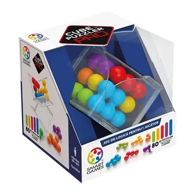 Smart games - cube puzzler pro, joc de logica cu 80 de provocari, 10+ ani, editie lb. romana - okesg413ro