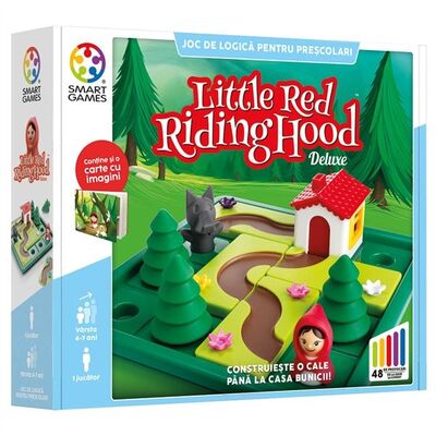 Smart games - little red riding hood - deluxe, joc de logica cu 48 de provocari, 4+ ani, editie lb. romana - okesg021ro