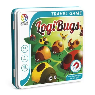 Smart games - logibugs, joc de logica cu 48 de provocari, 6+ ani, editie internationala - okesgt2004