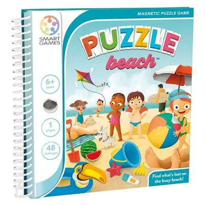 Smart games - puzzle beach, joc de logica cu 48 de provocari, 6+ ani, editie internationala - okesgt300-8