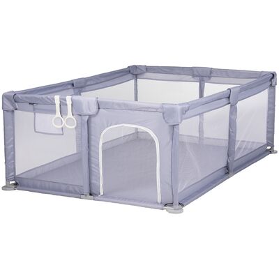 Tarc de joaca Chipolino Lotus 180x120 cm grey HUBKOILS0251GY