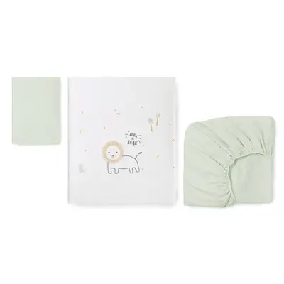 Set Lenjerie Mini Patut 3 Piese Jersey Nairobi 90x40,   100% Bumbac Pjb11600na41-048