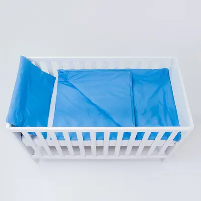 Set lenjerie 6 piese pentru patut, Blue