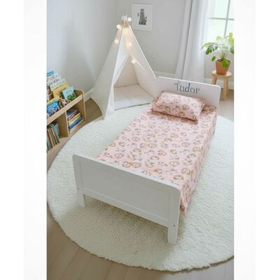 Lenjerie 3 piese cu Unicorni pat copii 2-12 ani pentru saltele 140x70 - ASC6427968007980