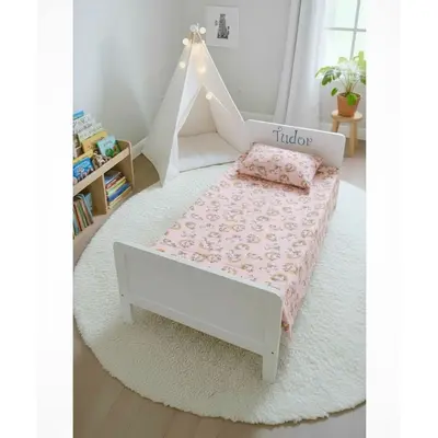 Lenjerie 3 piese cu Unicorni pat copii 2-12 ani pentru saltele 160x80 - ASC6427968007980