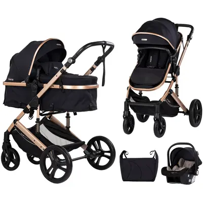 Carucior Chipolino Amore 3 in 1 noir HUBST-KKAM02601NO