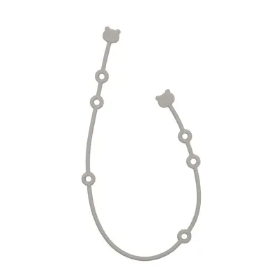 Lantisor multifunctional din silicon pentru suzete si jucarii, Platinum Sand