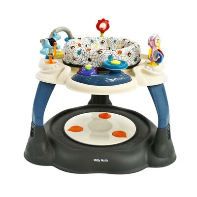 Milly Mally Centru de Activitati 360°, Scaun Rotativ, Inaltime Reglabila, Twist Galactic