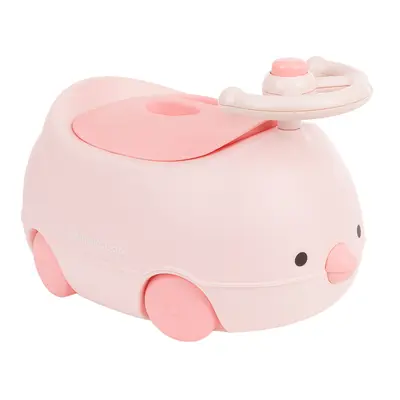 Olita pentru copii KikkaBoo cu volan si claxon Chick Pink