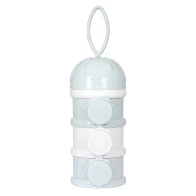 Recipient pentru lapte praf cu 3 compartimente, Blue