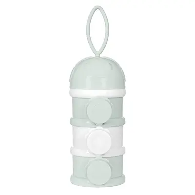 Recipient pentru lapte praf cu 3 compartimente, Mint