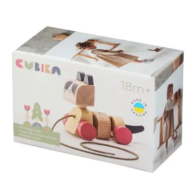 Jucarie din lemn, Cubika, Prietena mea Pisicuta - Pastel