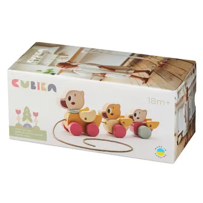 Jucarie din lemn, Cubika, Ratustele mele - Pastel