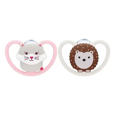 Suzeta Nuk Space Silicon M1 0-6 luni, Set 2 bucati