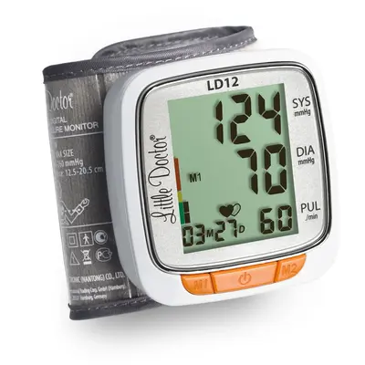 Tensiometru electronic de incheietura Little Doctor LD 12, detectare aritmie, indicator WHO, afisare data si ora BITld12