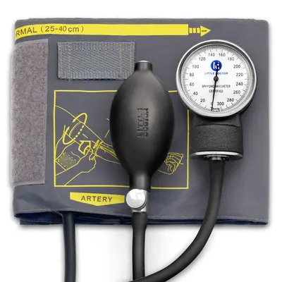 Tensiometru mecanic Little Doctor LD 70NR, profesional, manseta LARGE 25 - 40 cm, fara stetoscop, manometru din metal BITld70nr