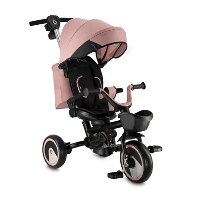 Tricicleta Multifunctionala 3 in 1 cu scaun reversibil, Momi ivi - Pink KRTROTR00019