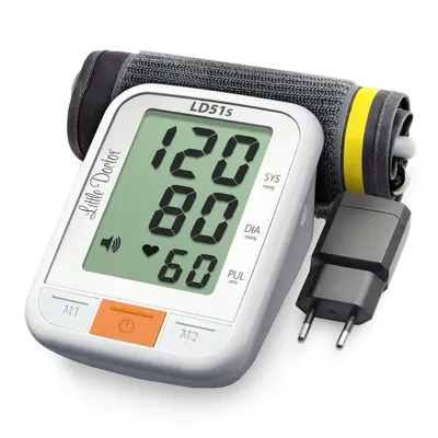 Tensiometru de brat Little Doctor LD 51S, anuntare vocala limba romana, adaptor inclus, validat clinic, potrivit pentru nevazatori BITld51s