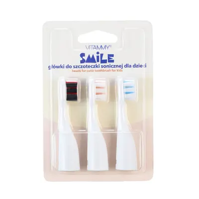 Set 3 rezerve periuta de dinti VITAMMY Smile TH1804-3, Set I, Crem BITsmileset1