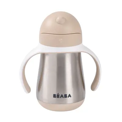 Cana cu pai Beaba din inox 250 ml Clay