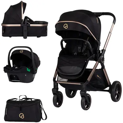 Carucior Chipolino Euphoria 3 in 1 noir HUBKKEU02601NO