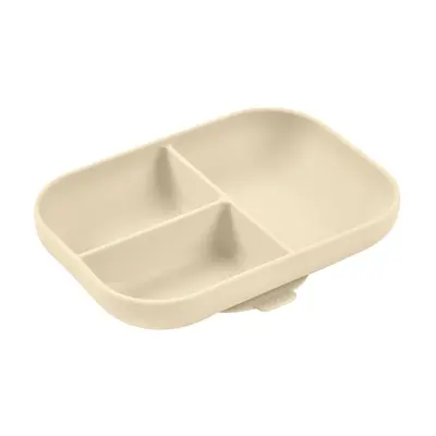 Farfurie compartimentata Beaba din silicon cu ventuza Clay