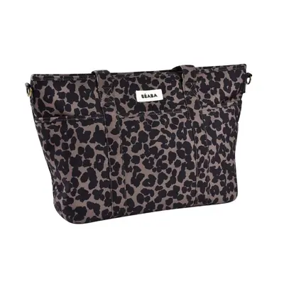 Geanta de bebe Beaba Madrid XXL Leopard