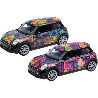 Masinuta die-cast goki mini cooper hatch, 3+ ani - okegoki12399