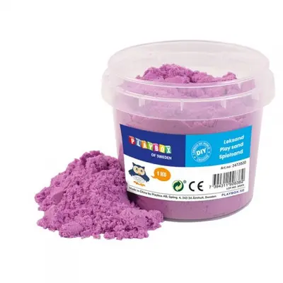 Nisip senzorial modelabil violet play sand 1 kg playbox pb2472020 - okepb2472020