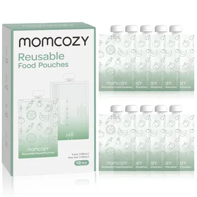 Pungi alimentare reutilizabile Momcozy 100 ml set 10 buc