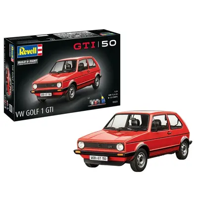 Revell Gift Set Aniversare 50 Ani VW Golf 1 Gti
