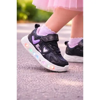 Adidasi cu luminite blacky adt-19-1