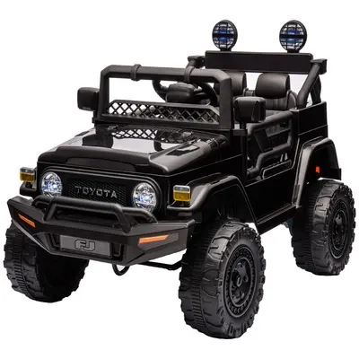 Masinuta electrica Chipolino Toyota FJ Cruiser cu roti EVA black HUBELJTFJ251BK