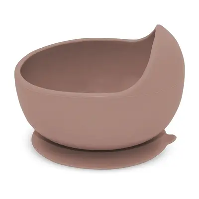 Bol, Petite&Mars, Take&Match, Din silicon, Cu ventuza, Fara BPA, Adecvat pentru masina de spalat vase si microunde, Nu absoarbe mirosuri, 6 luni+, 360 ml, Velvet Latte, Maro pudrat BYN707769