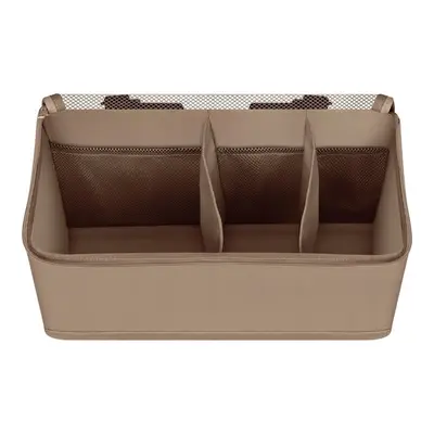 Organizator multifunctional, Lionelo, Sidepocket M, 43x15x23 cm, 3 compartimente, Universal, Constructie ranforsata, Bej BYNLO-SIDEPOCKET_MEDIUM_BEIGE