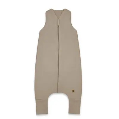 Sac de dormit, MimiNu, Premium, Cu picioruse, De iarna, Din bumbac interlock certificat Oeko Tex Standard 100, Cu fermoar, 2 - 6 ani, M, Soft Mocha BYN6426972031127