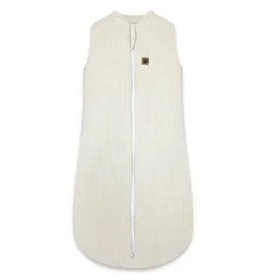 Sac de dormit, MimiNu, Premium, Din bumbac interlock, Materiale certificate Oeko Tex Standard 100, Cu fermoar, 3 - 12 luni, 2.5 Tog, Soft Beige BYN6426972031486