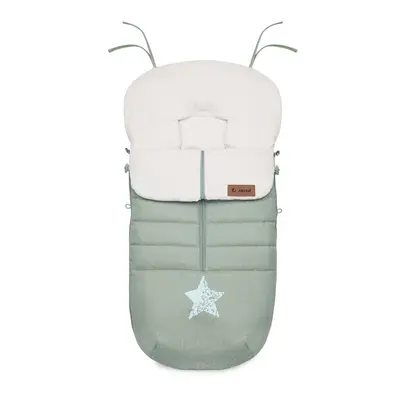 Sac de iarna, Jane, Nest, Pentru carucior, Universal, 95 x 46 cm, Material interior din fleece, Forest Green BYN8420421079362