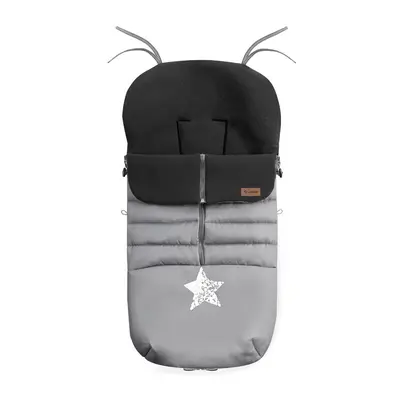 Sac de iarna, Jane, Nest, Pentru carucior, Universal, 95 x 46 cm, Material interior din fleece, Shadow BYN8420421061312