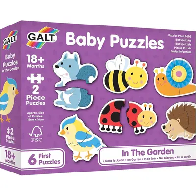 Baby puzzle: in gradina (2 piese)
