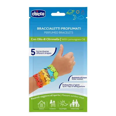 Bratari Chicco NaturalZ din silicon cu citronella, 3ani+ CHC12806-9