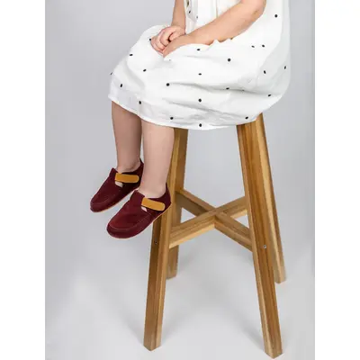 Sale pantofi barefoot erda burgundy