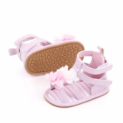 Sandalute roz cu barete si floricica mdd2618-2-sa6