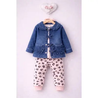 Set din 3 piese bymurat denim style b10305